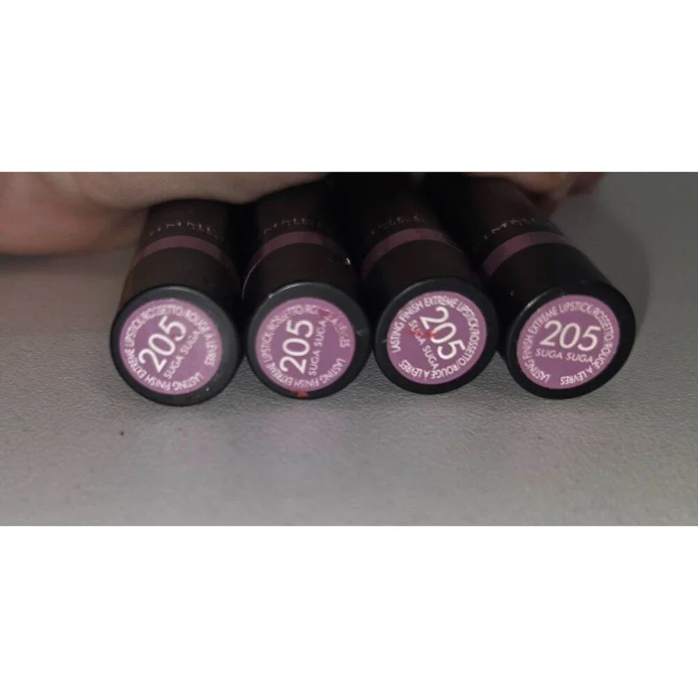 Lot of 4 Rimmel Lasting Finish Extreme 205 Suga Suga  NEW